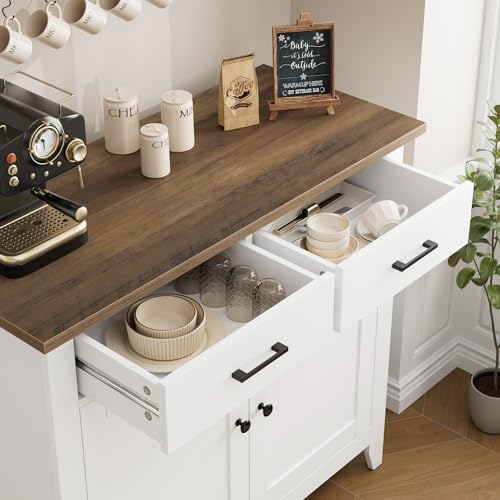 Grey Kitchen Storage Cabinet with 2 Drawers and 2 Doors R87378