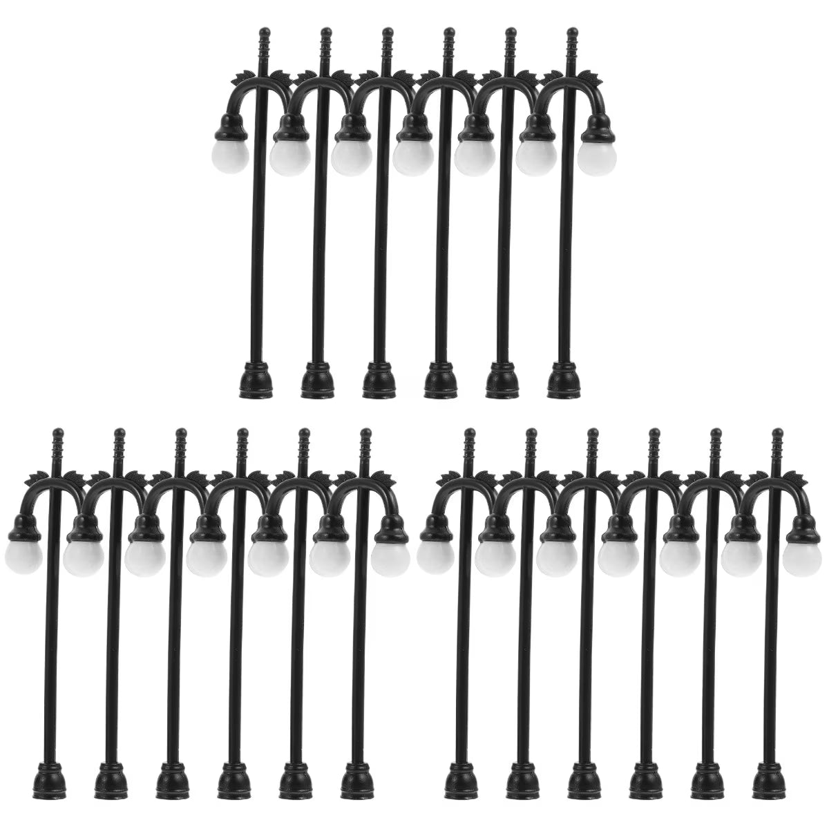 18 Pcs Mini Street Lamp Ornaments P871