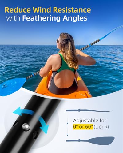 Alloy Shaft 2-Piece Kayak Paddle V2587