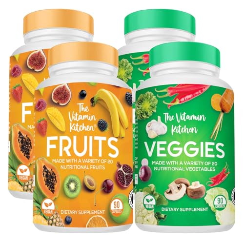 Whole Food Fruits and Veggies Supplement 360 Capsules 4-Pack N24378