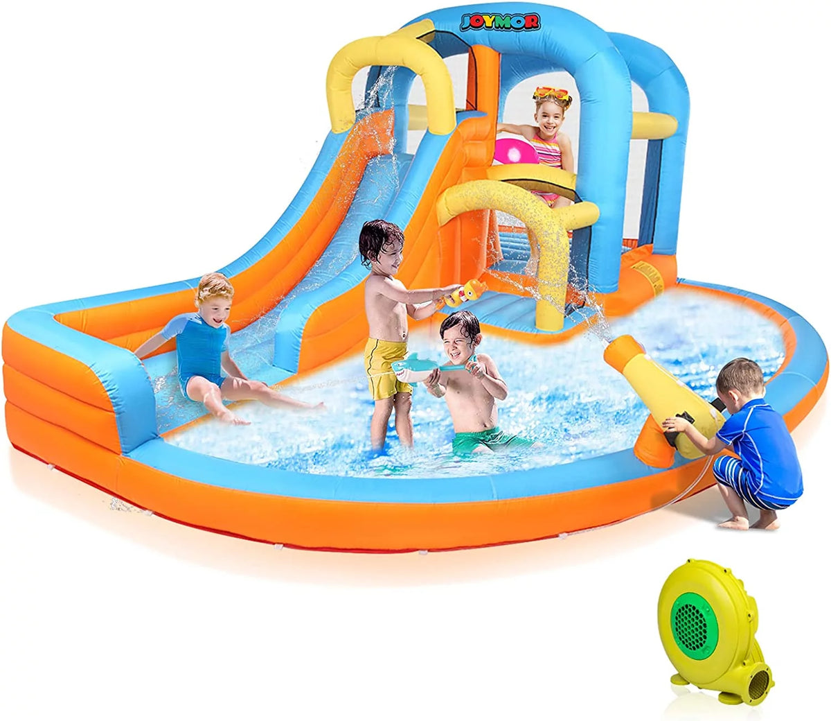 5-in-1 Inflatable Water Slide Park V693468