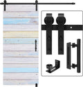 6.6 FT Sliding Barn Door Track and Handle Hardware Kit E67063