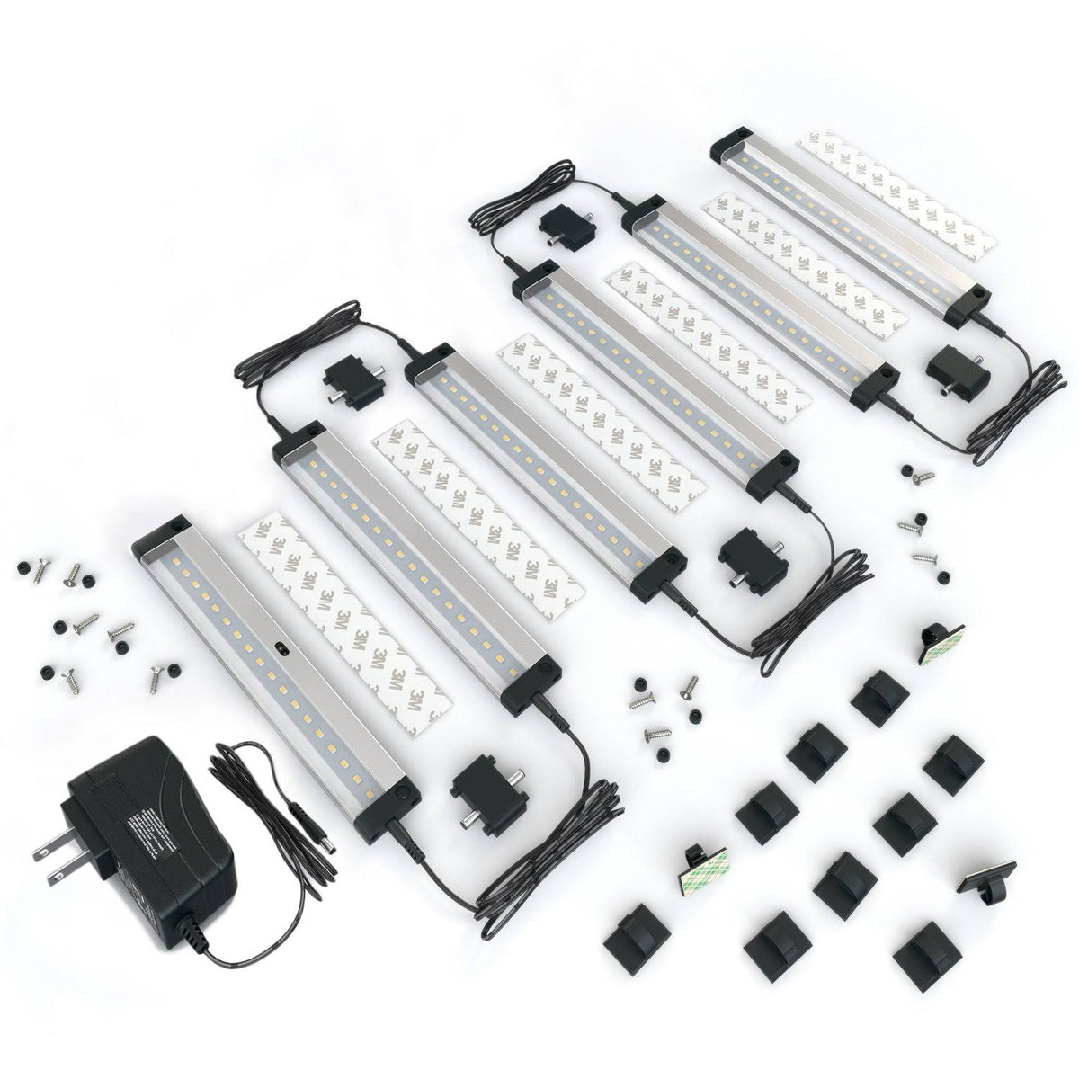 6 Panels 7 inch LED Dimmable Under Cabinet Lighting Kit S386