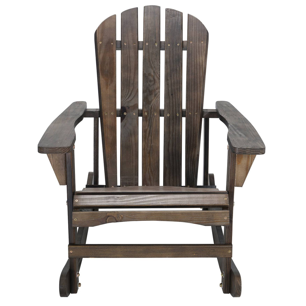 Brown Wooden Rocking Chair D805