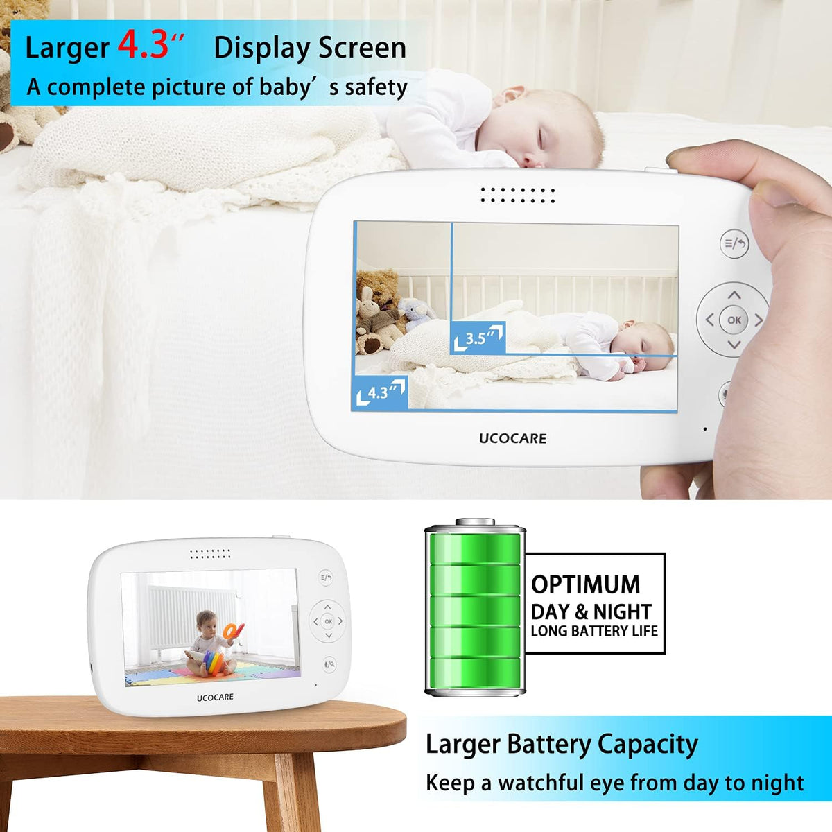 Baby Monitor with Camera and Night Vision C4179