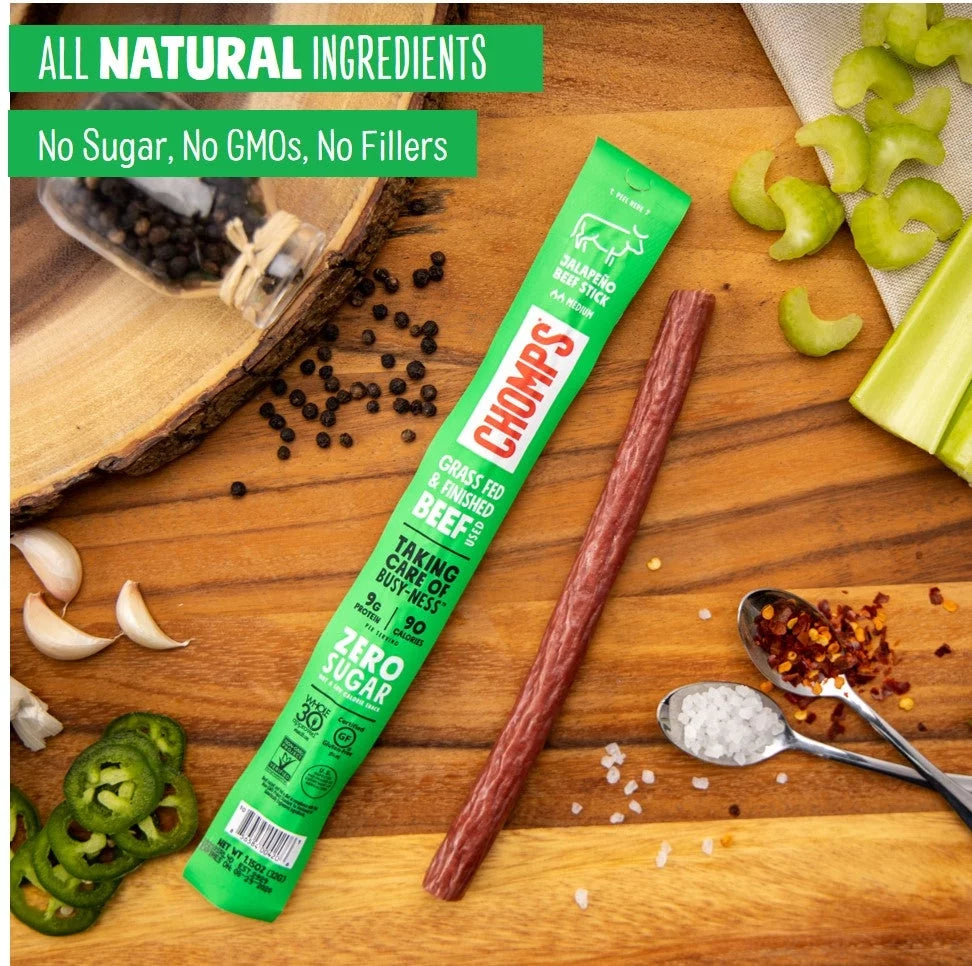 Jalapeno Beef Jerky Sticks 10ct 1.15oz X6554