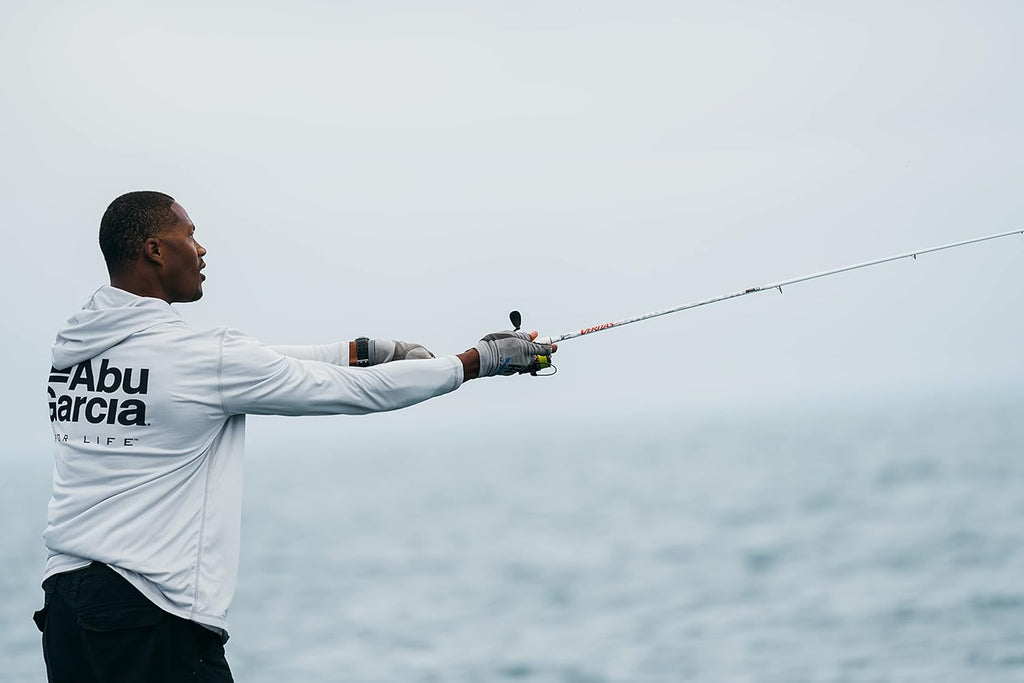 Low Profile Baitcast Reel and Fishing Rod Combo H7890