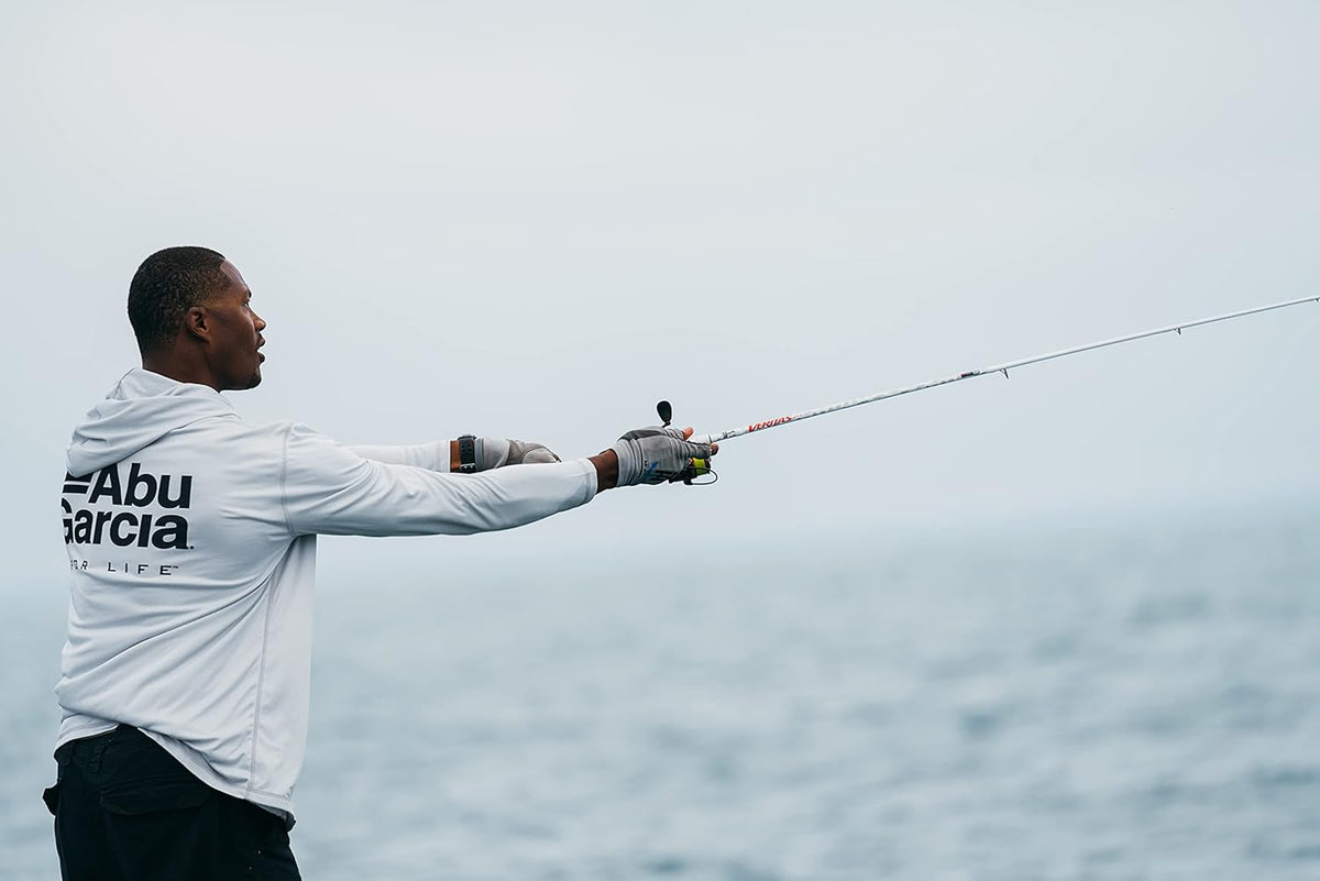 Low Profile Baitcast Reel and Fishing Rod Combo H7890