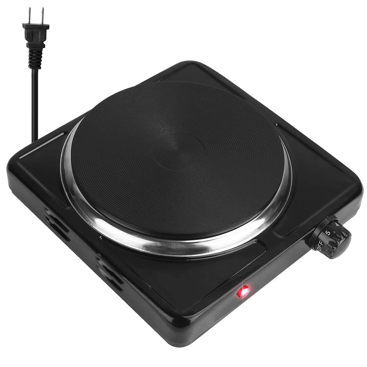 1500W Single Burner Electric Cooktop with Cast Iron Hot Plate S366935