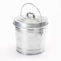 Galvanized Steel Seed Can with Lid O40505