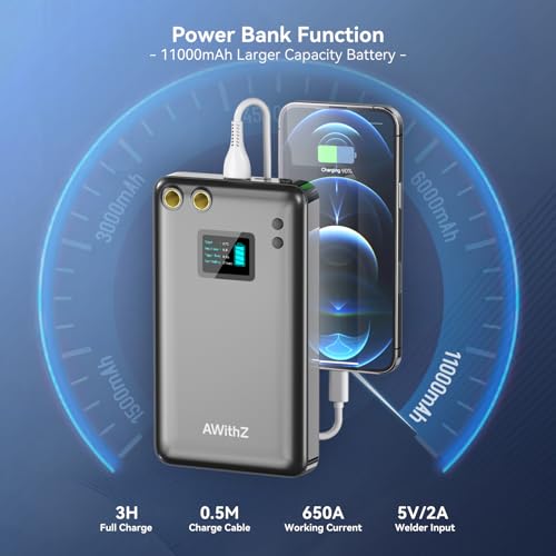 11000mAh 99 Gears Adjustable Mini Battery Spot Welder X6534