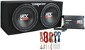 12-Inch Dual Loaded Car Subwoofer Enclosure with Amplifier and Wiring Kit E461732