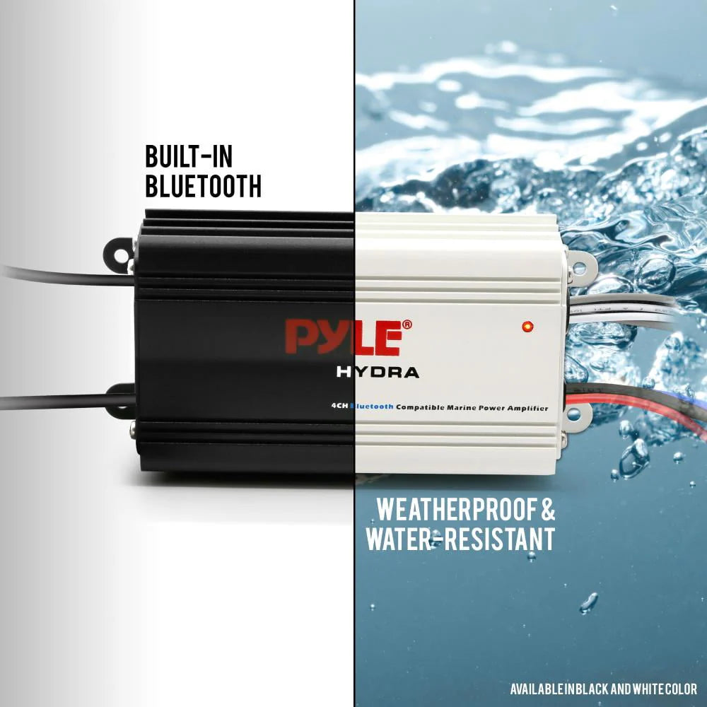 Waterproof Bluetooth 4 Channel Marine Power Amplifier L2136