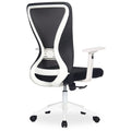 White Black Mid-Back Office Task Chair Z22935