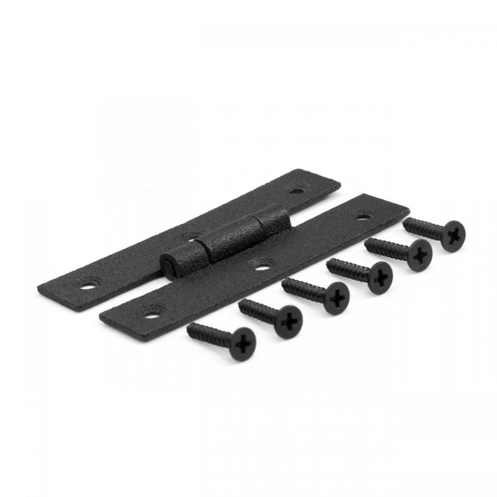 50 Cabinet Hinge Black Iron H Flush Z1631