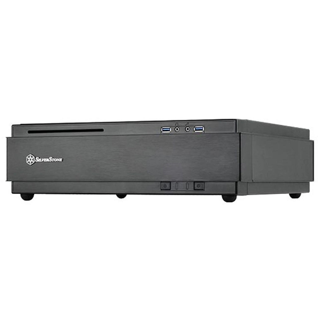 Black Slim Mini-ITX HTPC Gaming Case D838