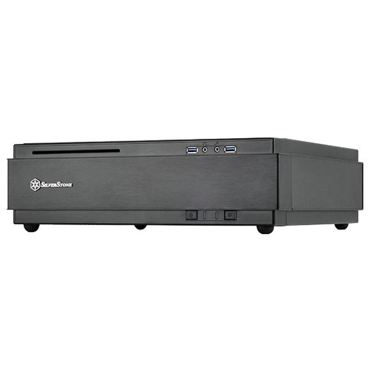Black Slim Mini-ITX HTPC Gaming Case D838