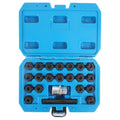 22 Pc Anti-Theft Screw Lug Nut Removal Socket Set M212014