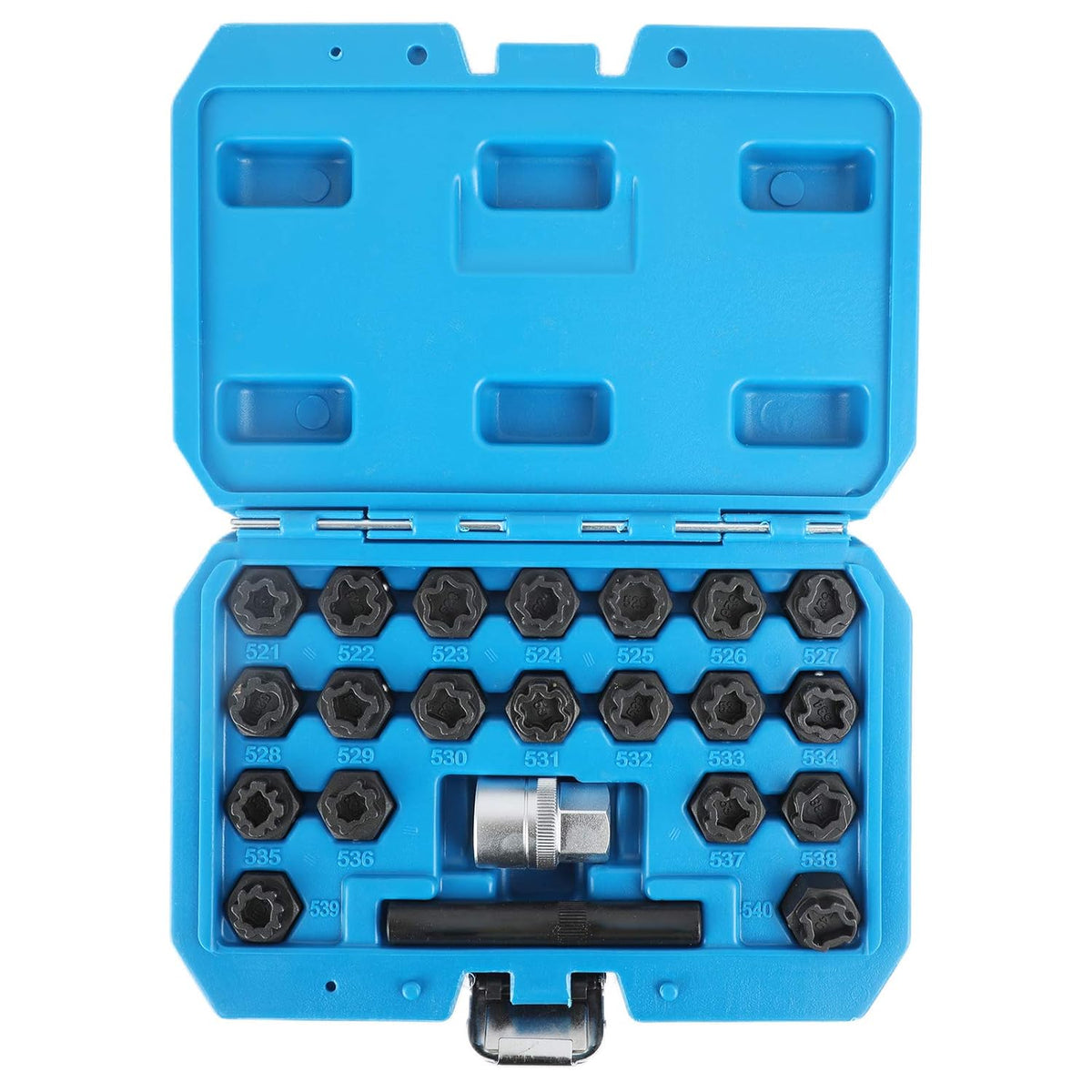 22 Pc Anti-Theft Screw Lug Nut Removal Socket Set M212014