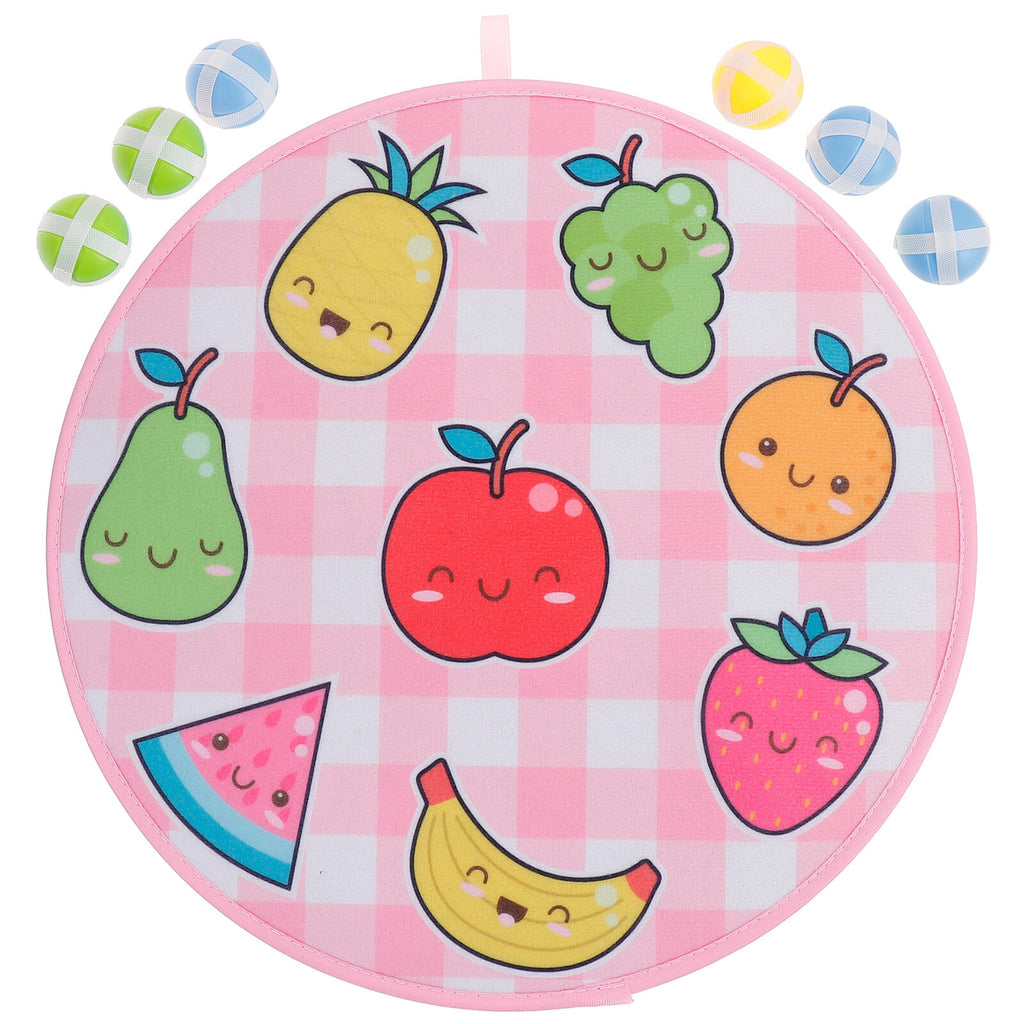 Fruit Pattern Dart Board Set Throwing Game Toy P68147