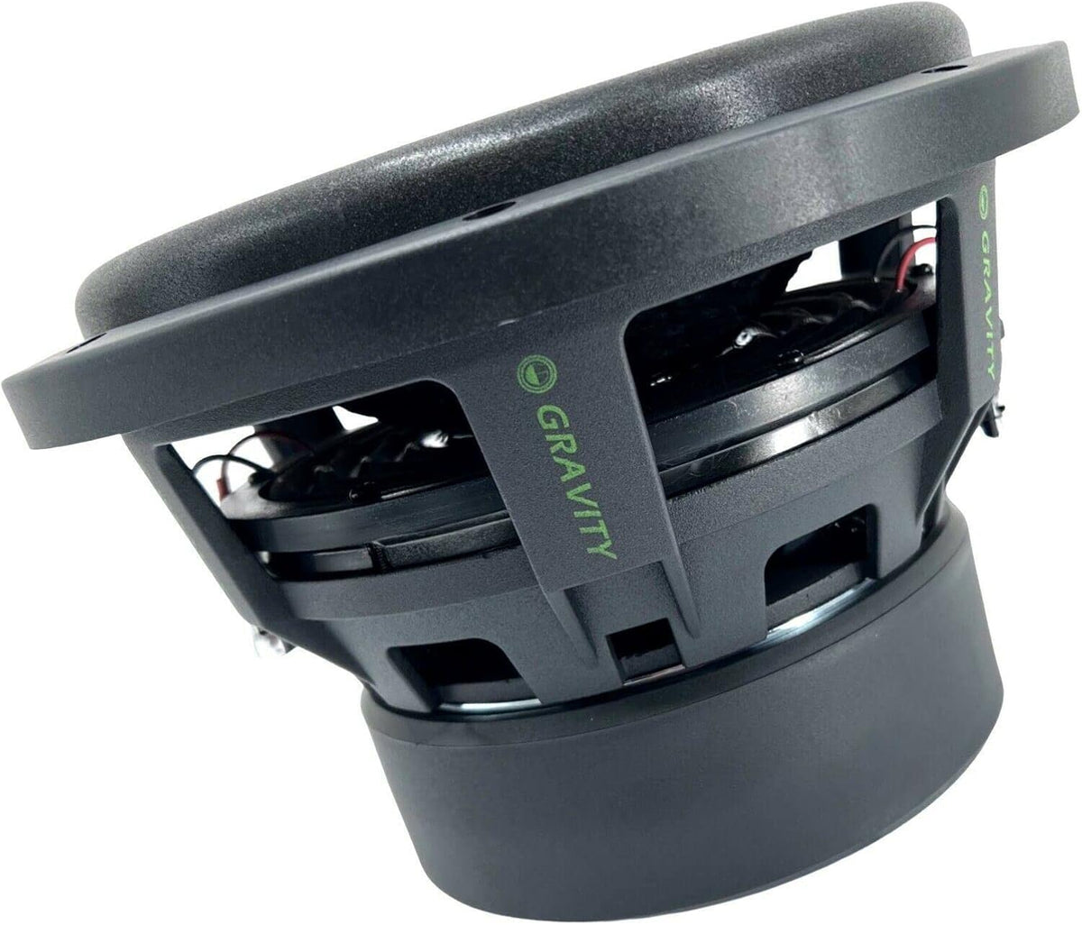 2X Gravity 10 Inch 2000 Watt Car Audio Subwoofer Pair 4 Ohm DVC L54011