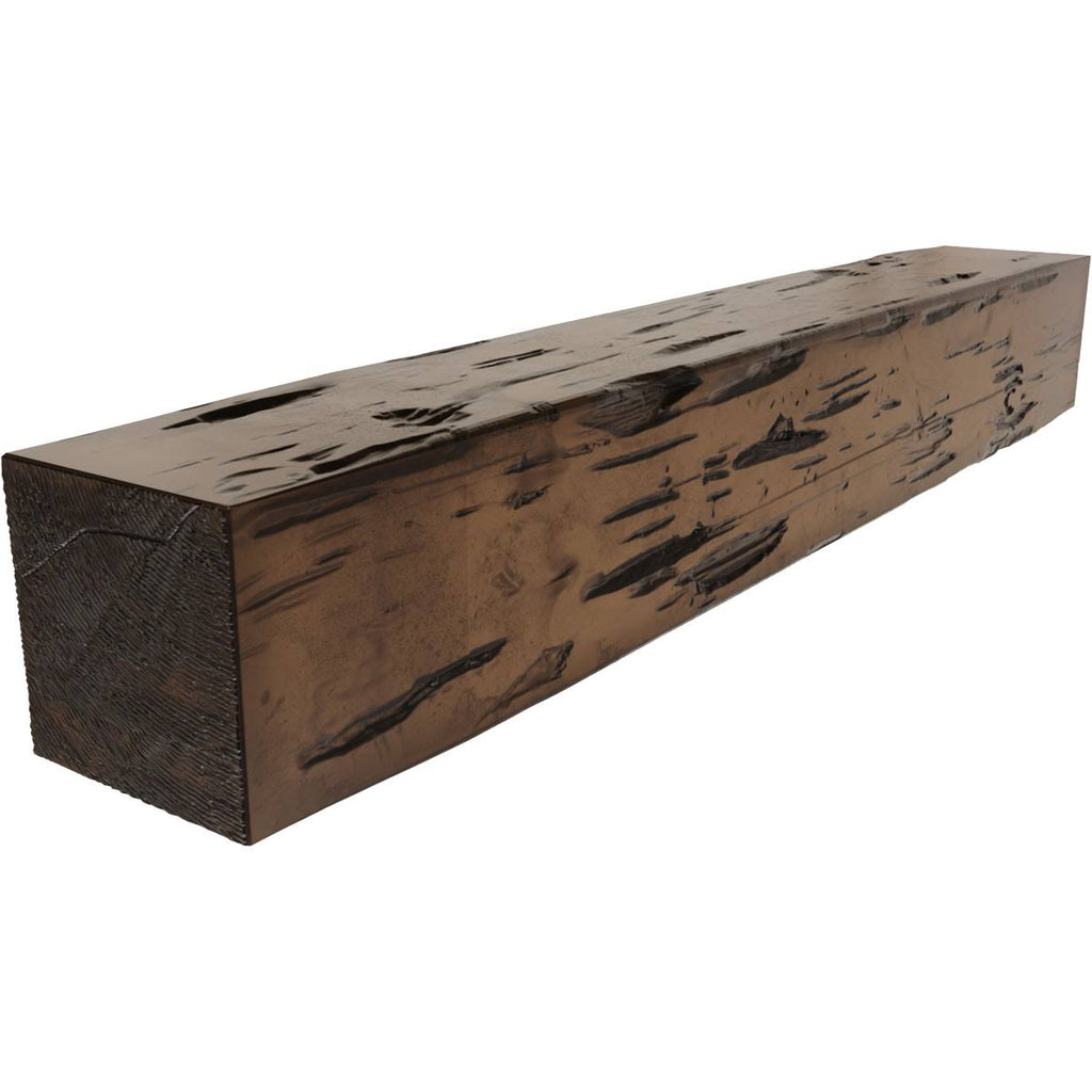Pecky Cypress Faux Wood Fireplace Mantel C37335