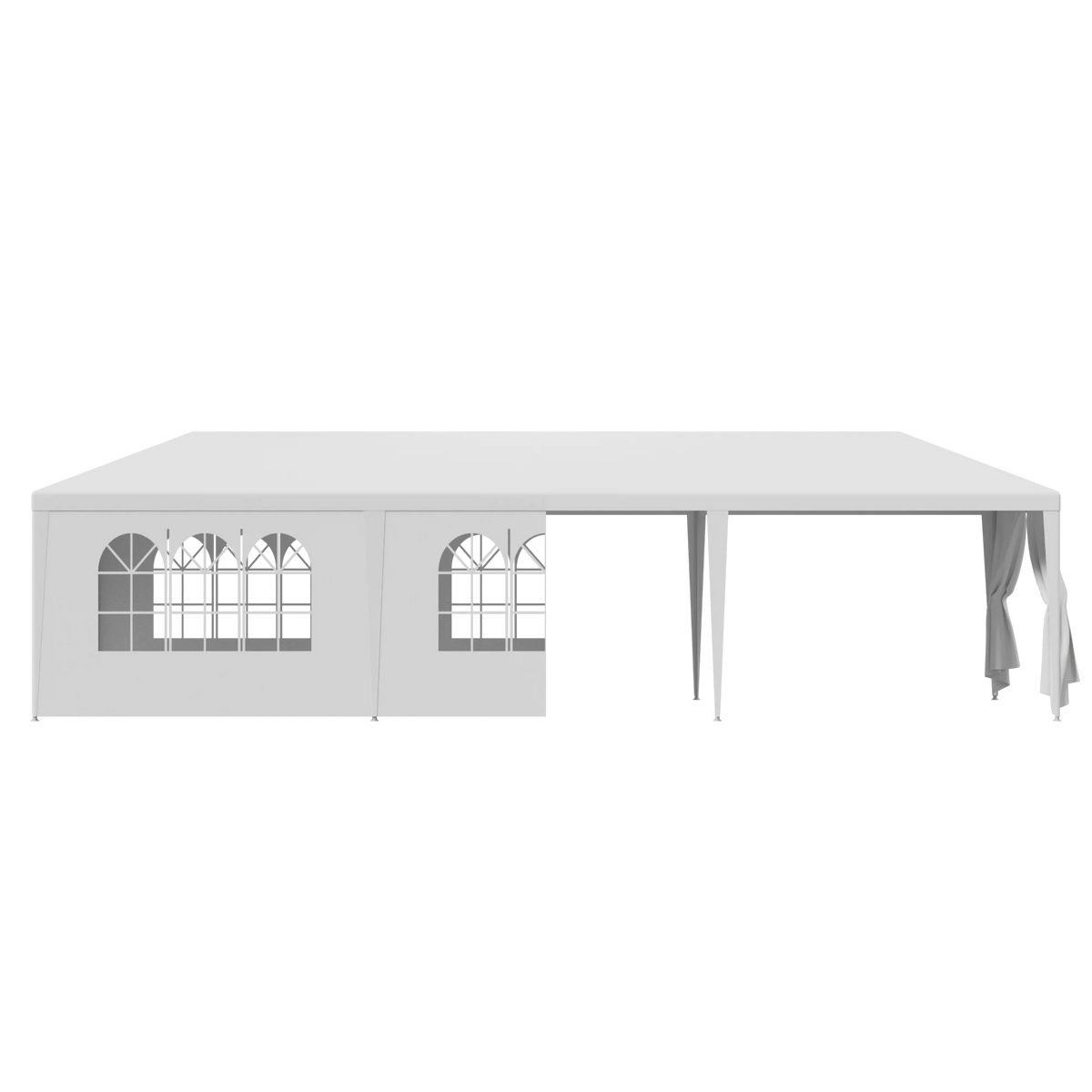 White 10 x 30' Canopy Tent V21139