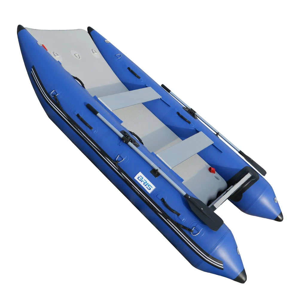 11 ft Inflatable Catamaran Boat Blue F166
