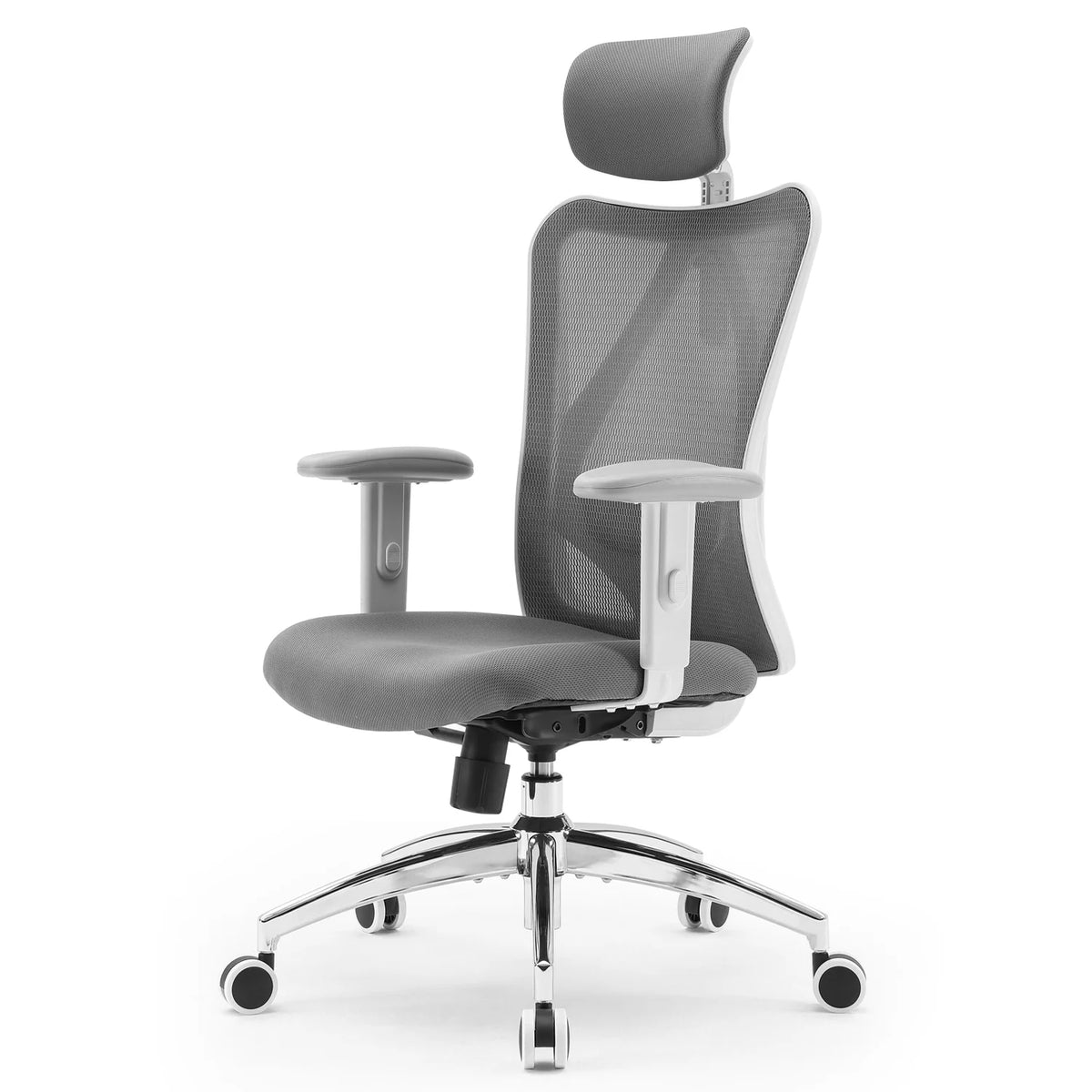 Black Ergonomic Mesh Office Chair with Adjustable Lumbar Support J511597