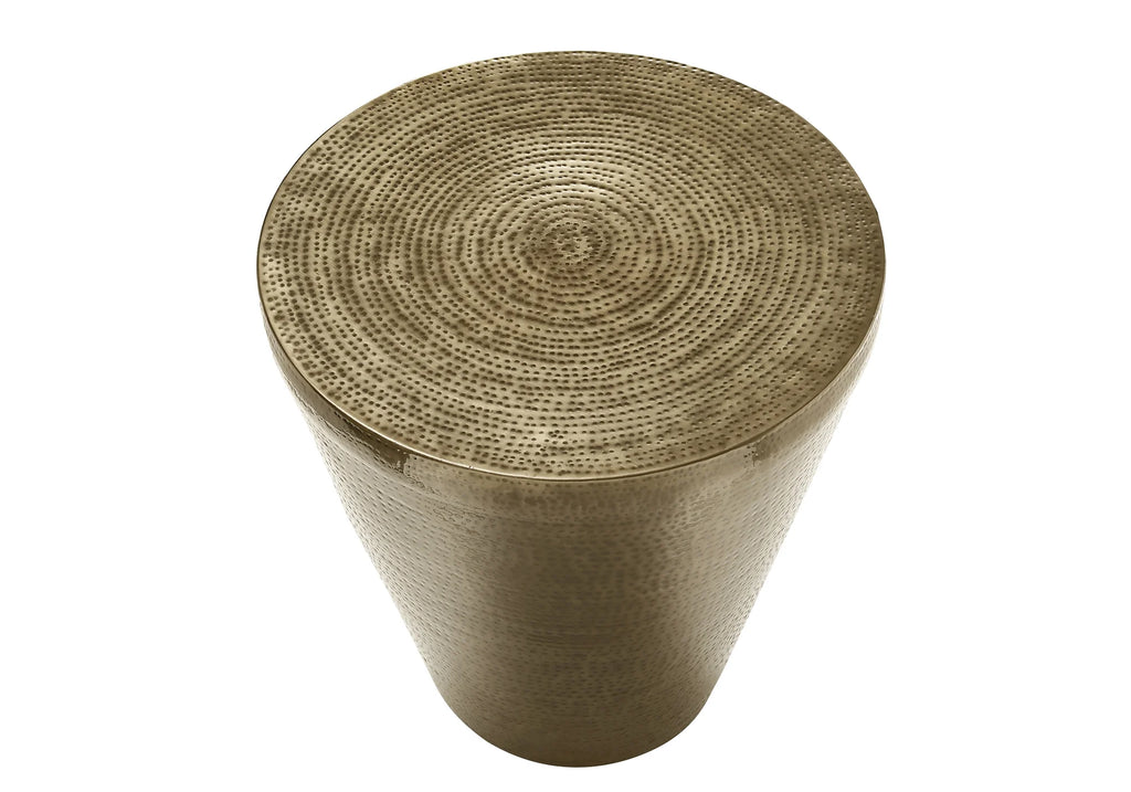 Gold Metal Drum Accent Table G355055