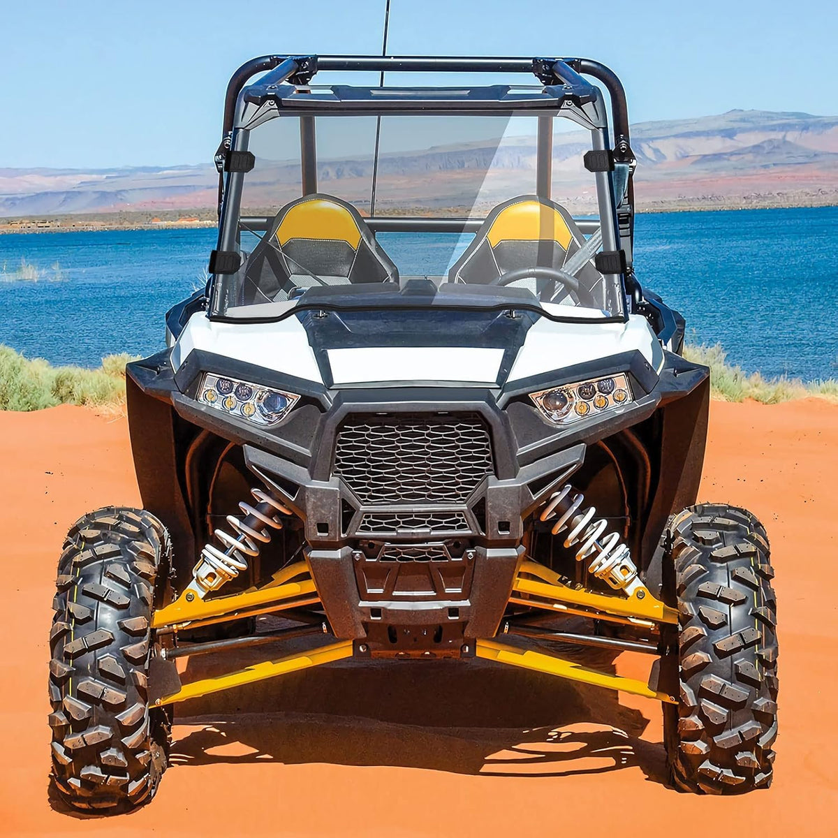 Scratch Resistant Polycarbonate Front Full Windshield M903
