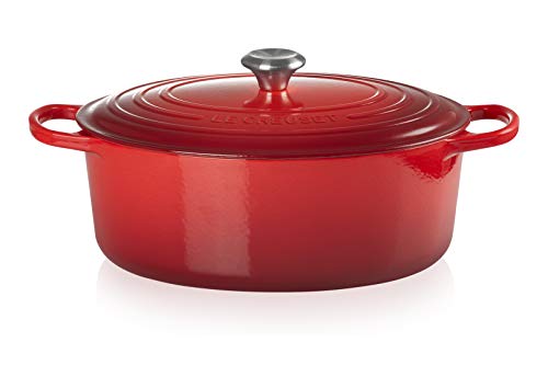 8 qt Enameled Cast Iron Oval Dutch Oven I885337