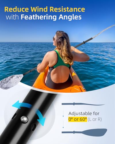 Alloy Shaft 2-Piece Kayak Paddle V2587
