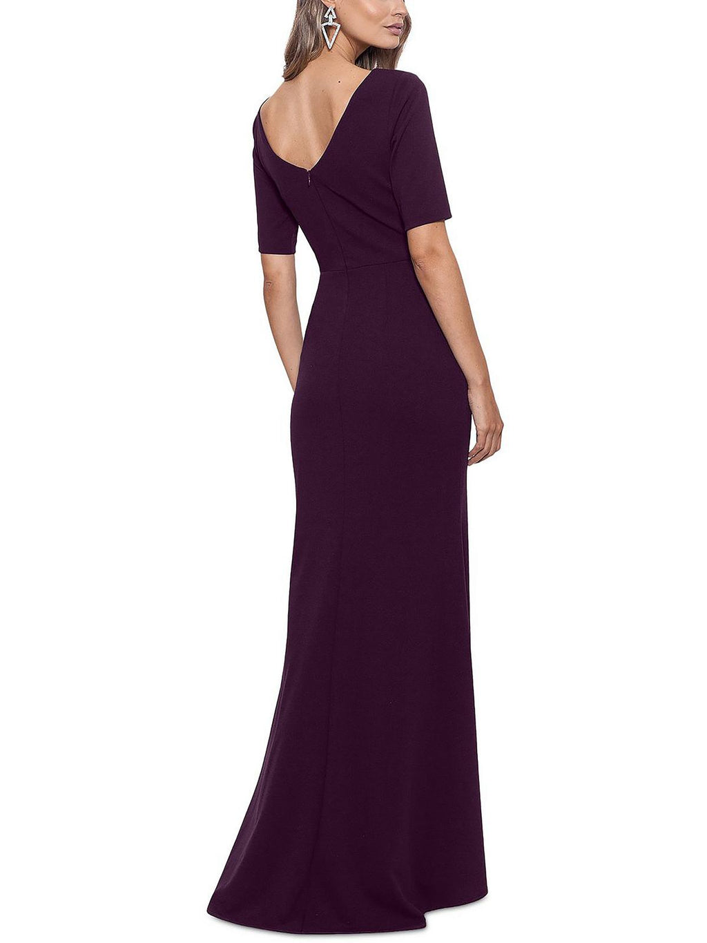 Ruched Maxi Evening Dress N714421