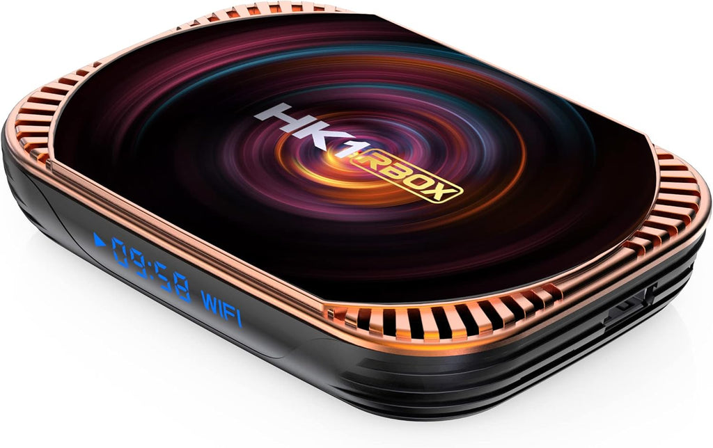 TV Box 4GB RAM 64GB ROM Dual-WiFi BT Quad Core 64 Bits 8K 1000M E153