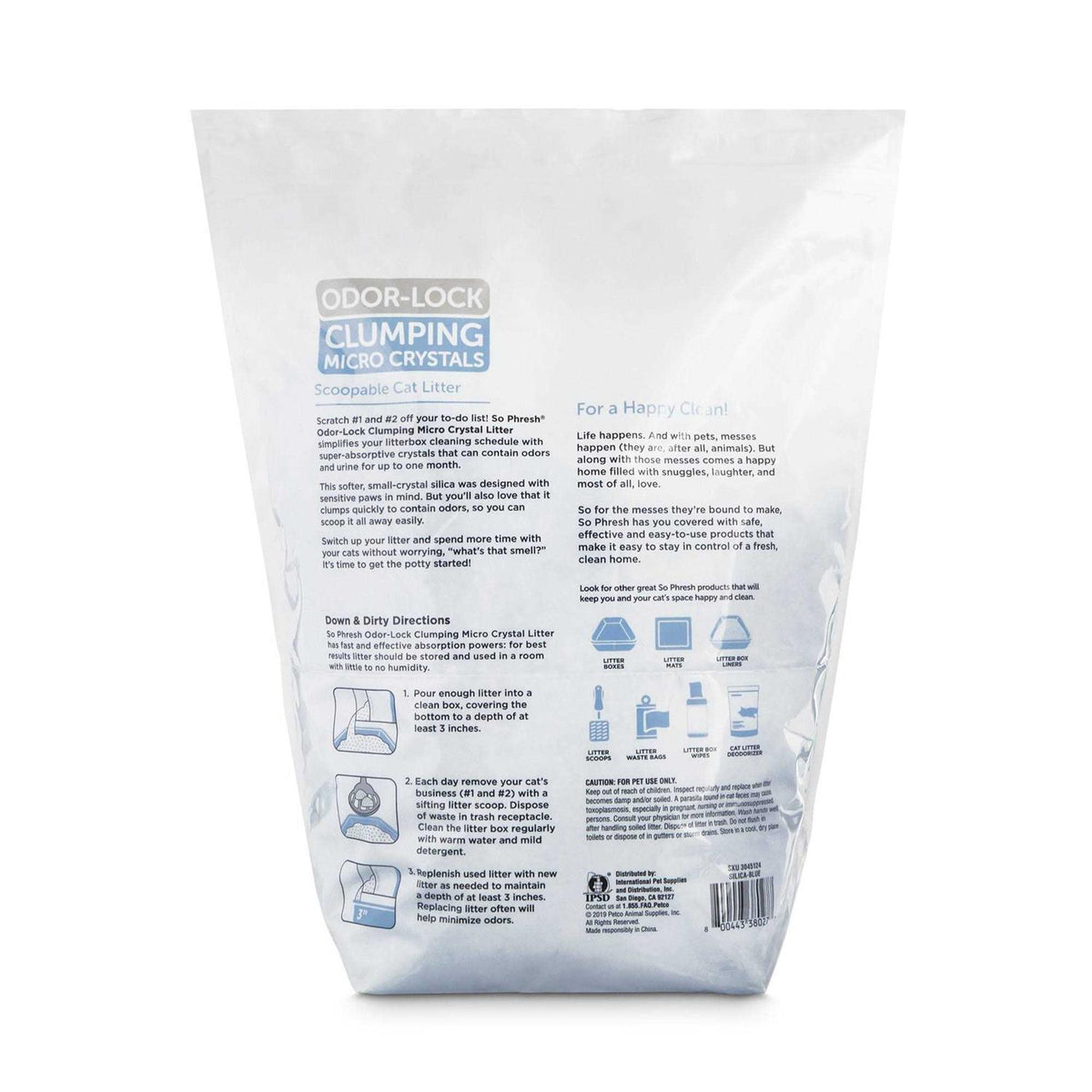 Clumping Micro Crystal Cat Litter T143