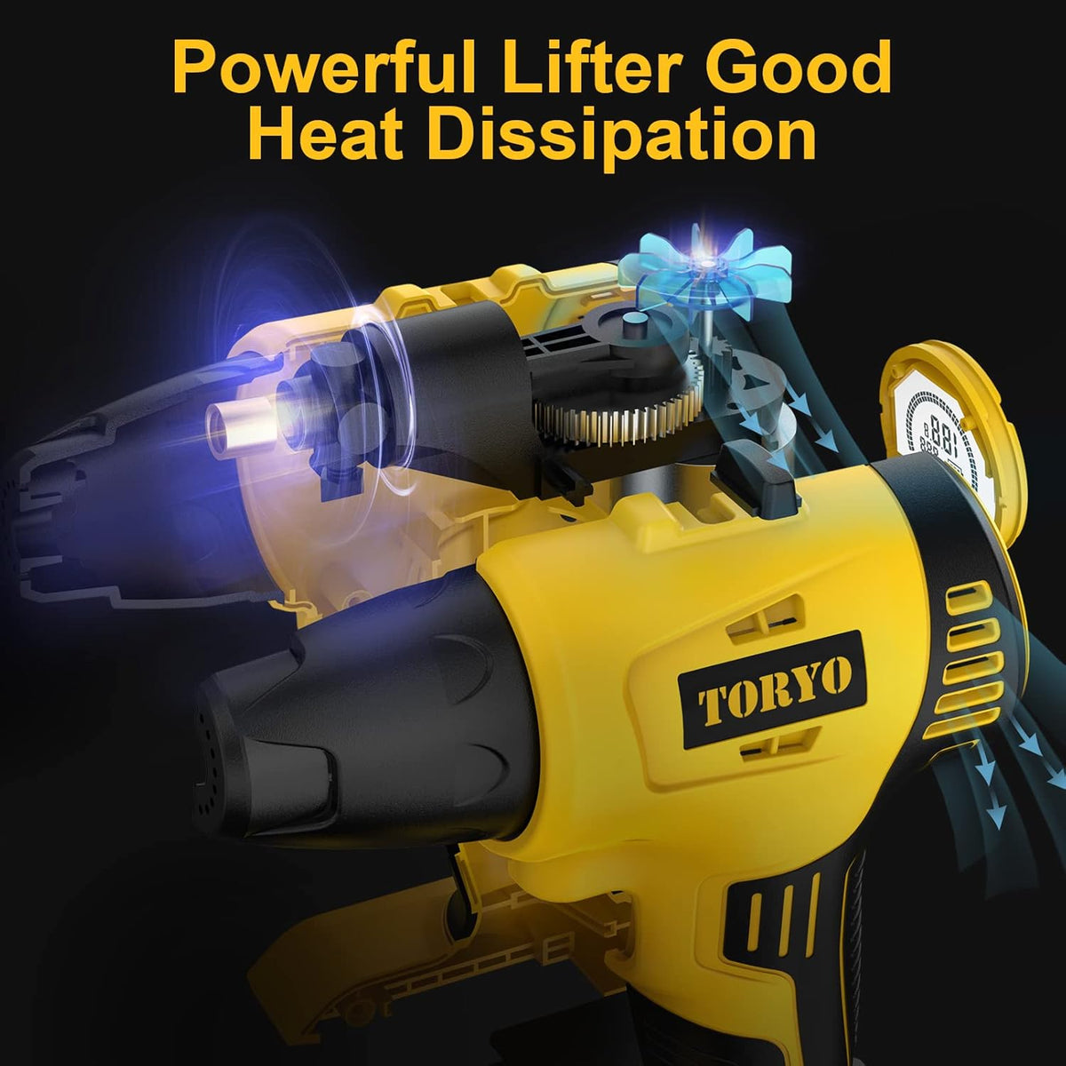 20V 150PSI Portable Air Compressor Tire Inflator with 2500mAh Rechargeable Li-ion Battery, Pack of 2 O83803