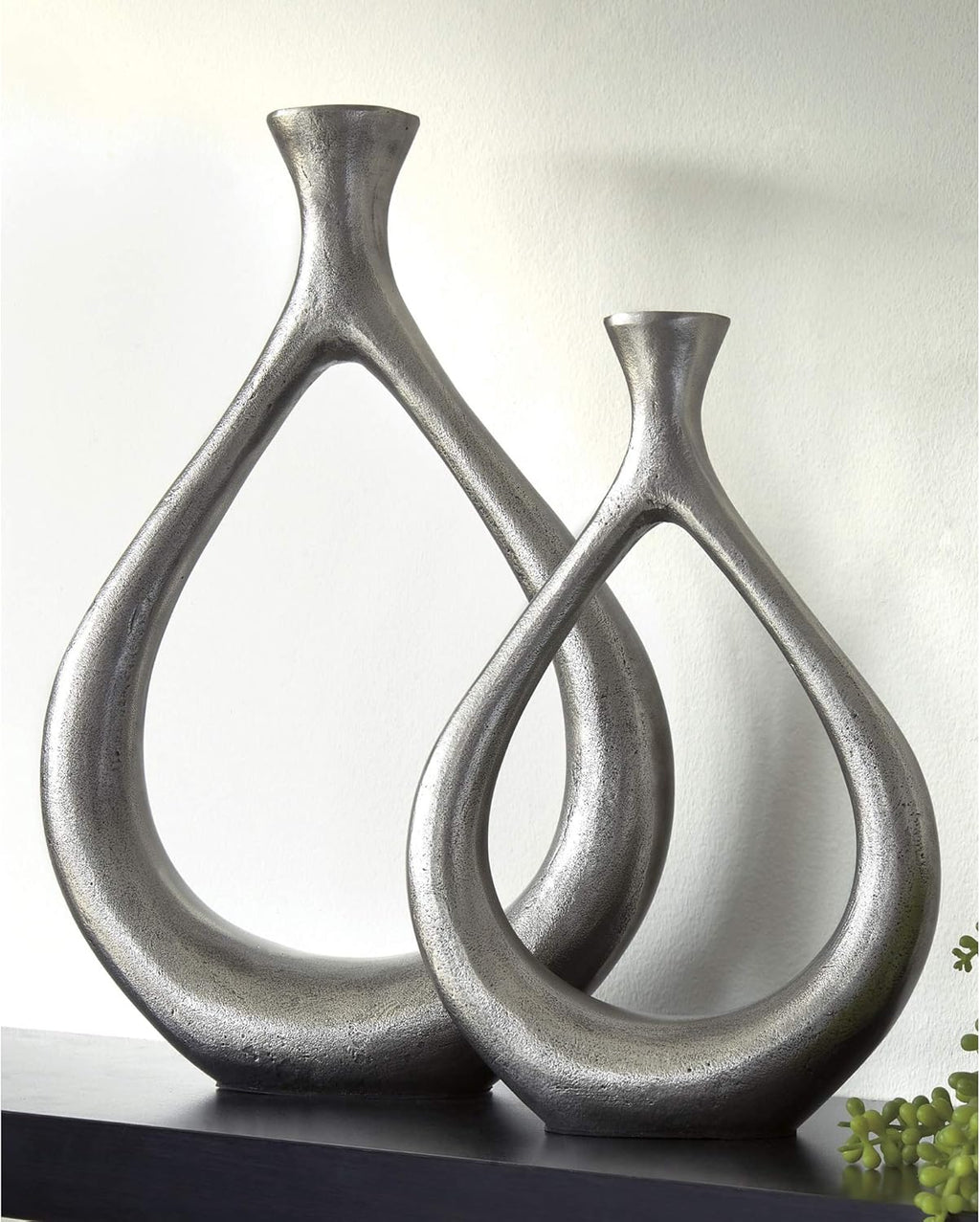 2 Piece Metal Candle Holder Set Z60749