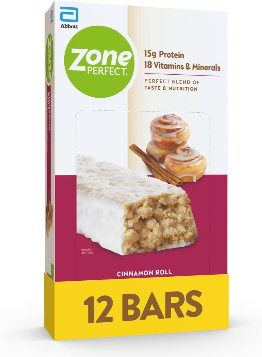 Cinnamon Roll Protein Bars, 12 Count N5223