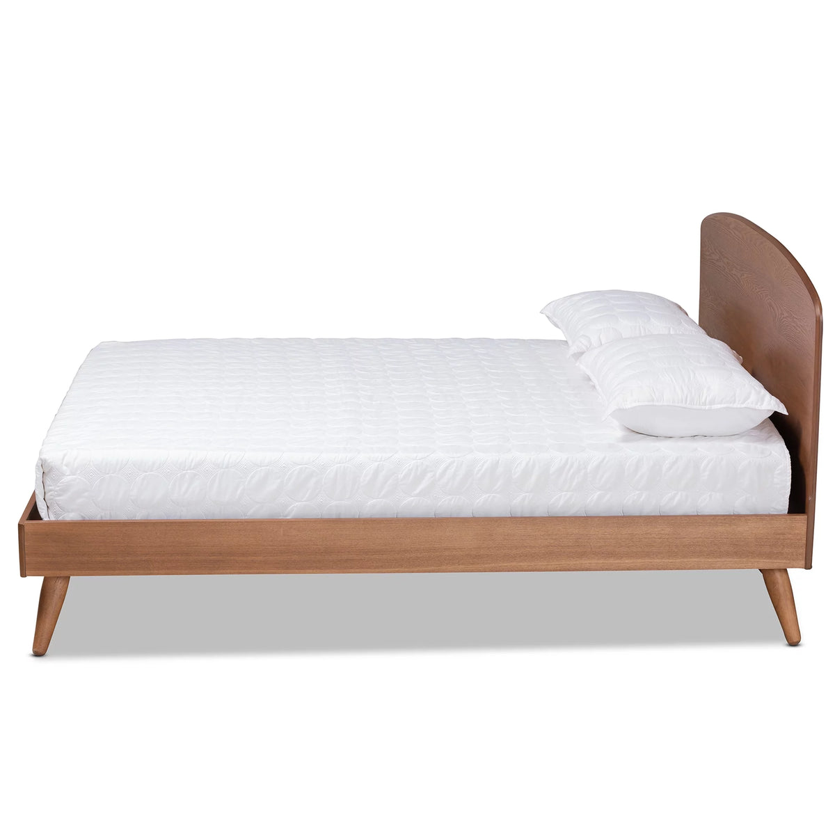 Walnut Brown Full Platform Bed L71458