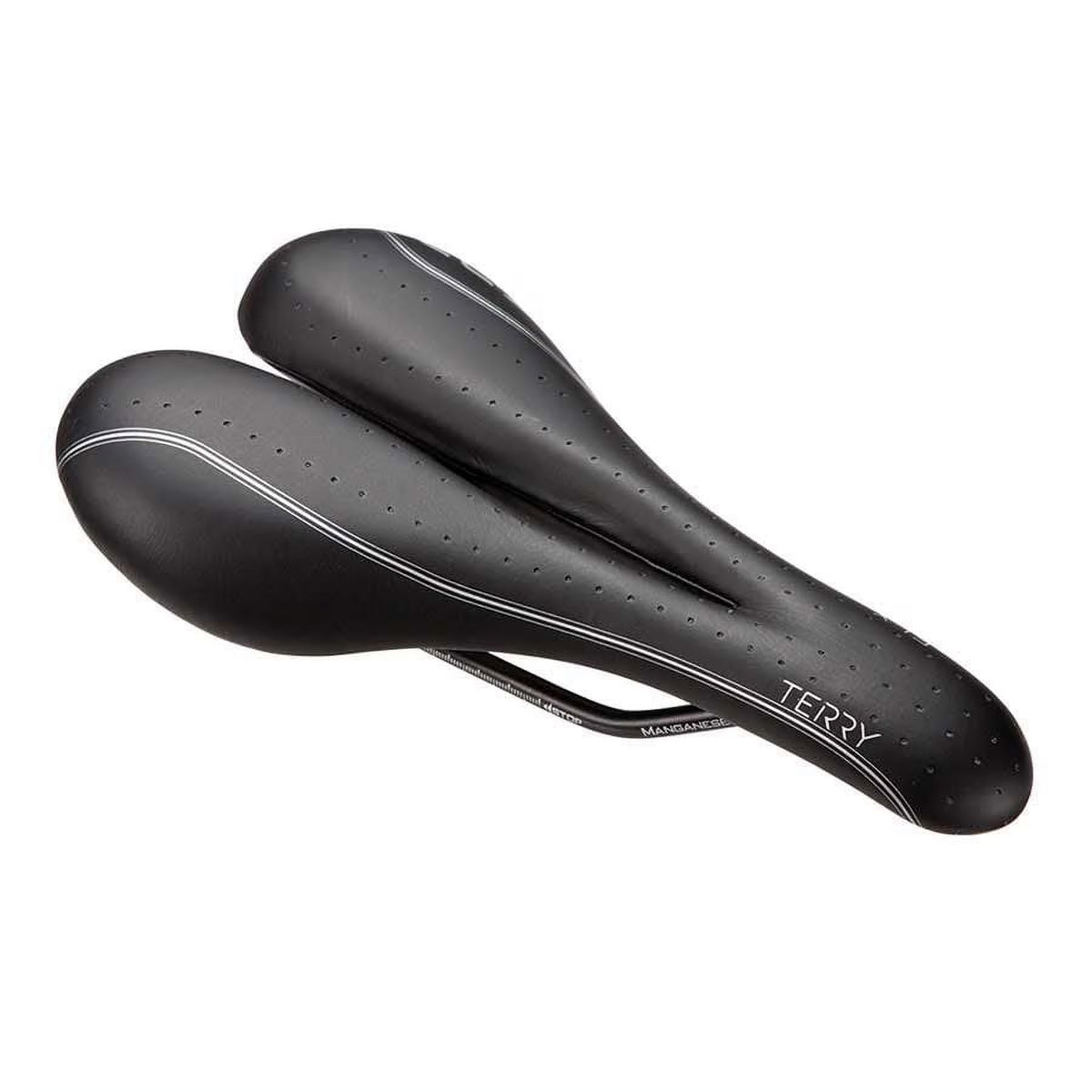 Black Leather Bike Saddle M483819