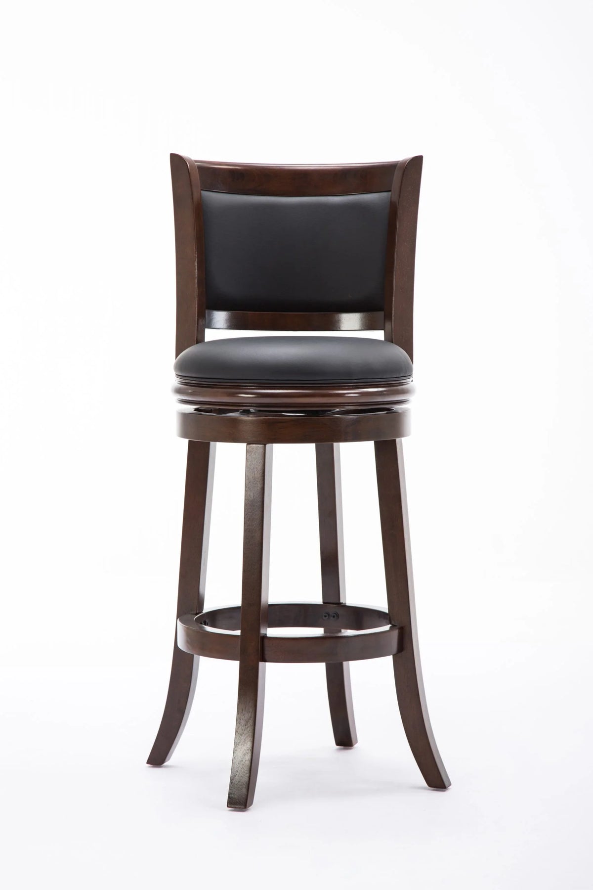 Cappuccino Swivel Wood Kitchen Bar Stool I29620