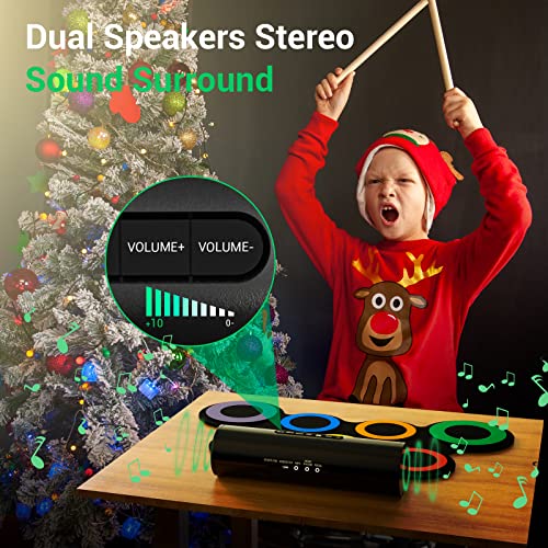 7-Pad Electric Drum Set with Headphone Q9532