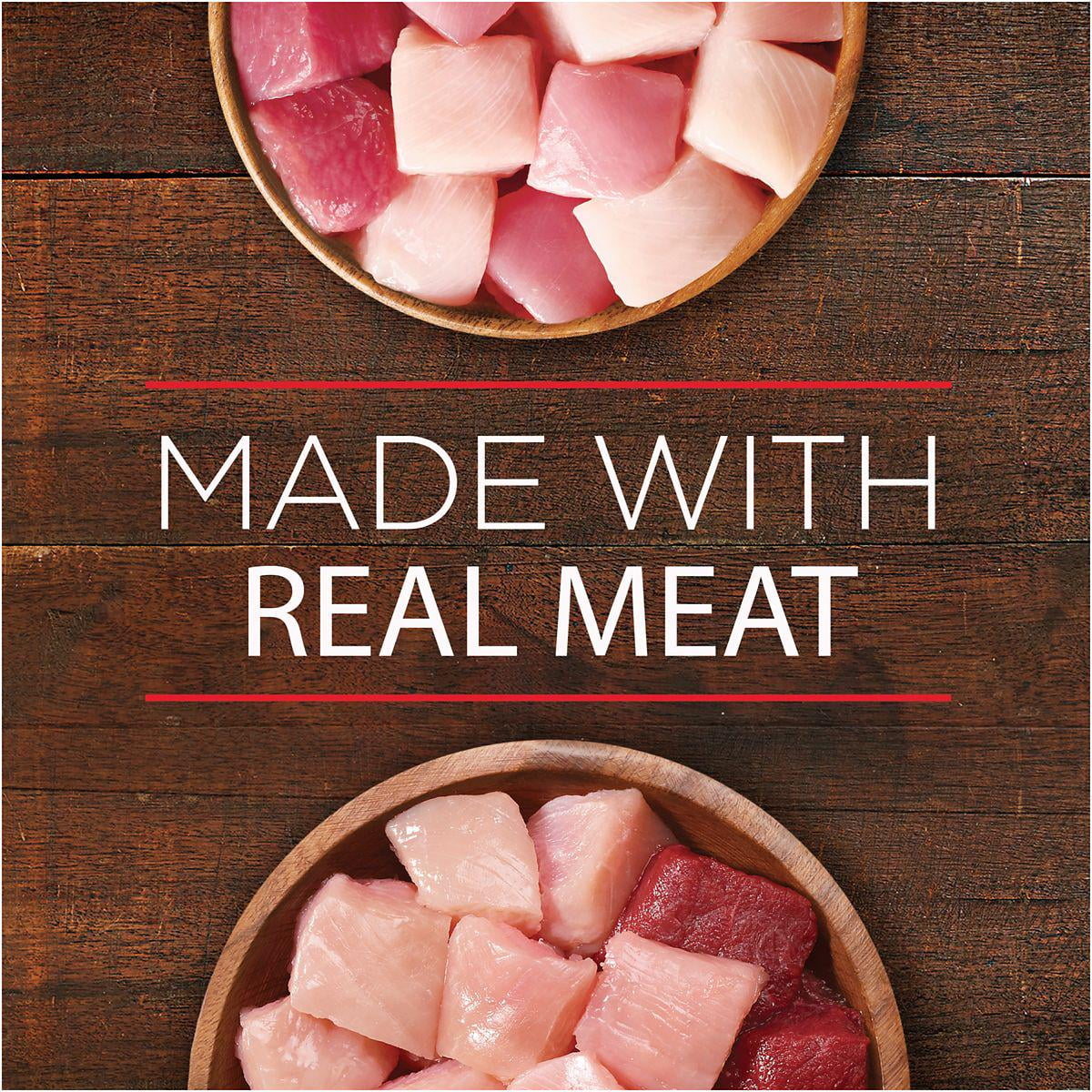 Turkey Venison Chicken Duck Cuts in Gravy Wet Dog Food 13 oz Pack of 12 X14760
