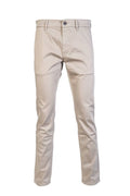 Brown Slim Chinos D5409