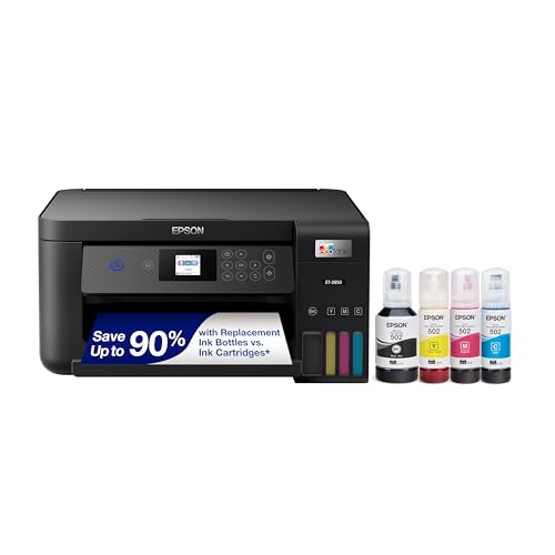 White Wireless All-in-One Supertank Printer with Scan, Copy and Auto 2-sided Printing Q557564