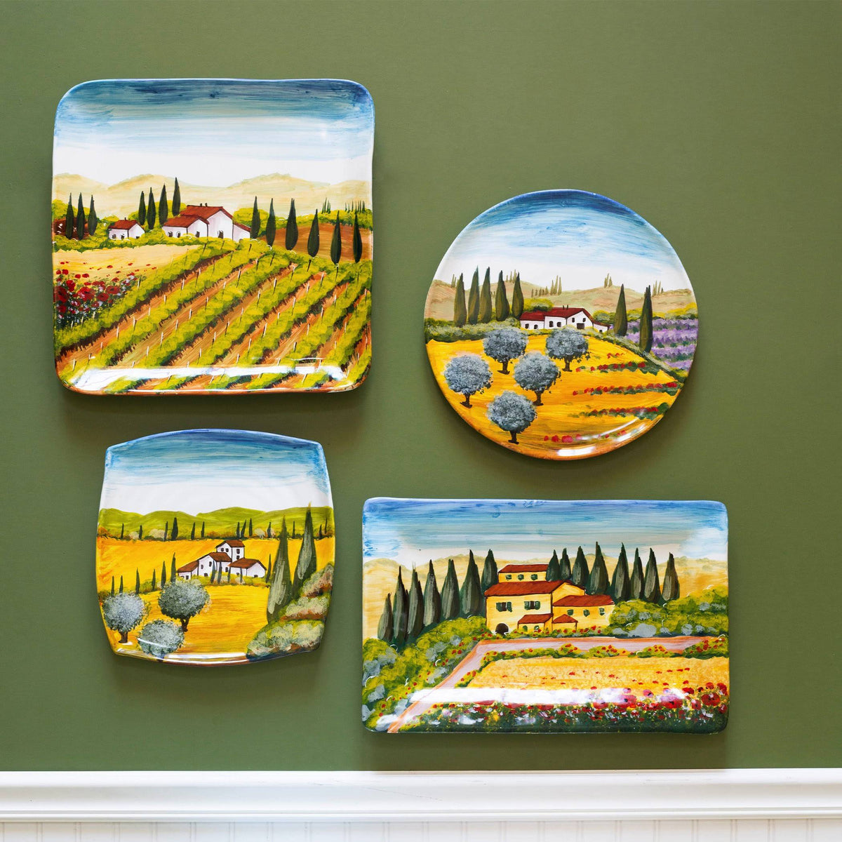 Tuscany Round Wall Plate H3842