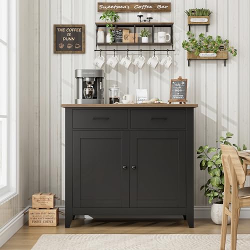 Grey Kitchen Storage Cabinet with 2 Drawers and 2 Doors R87378