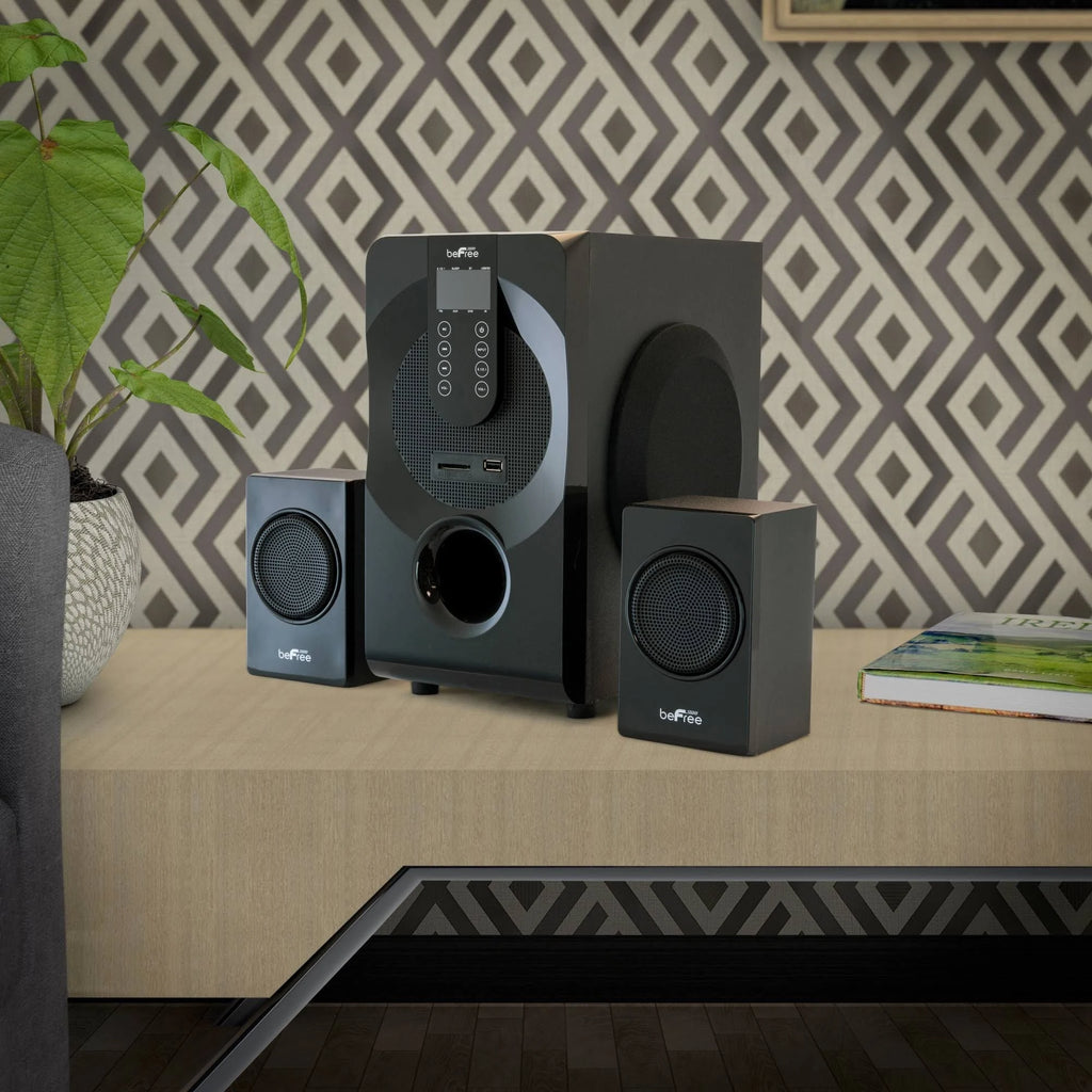 Black 5.1 Channel Bluetooth Surround Sound Speaker System K64000