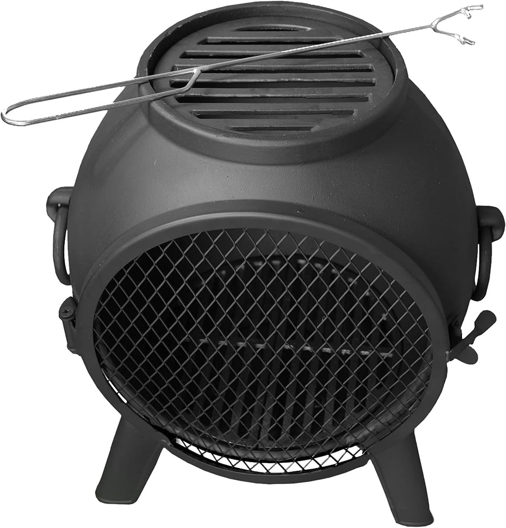 Outdoor Wood Burning Chiminea Fireplace J224593